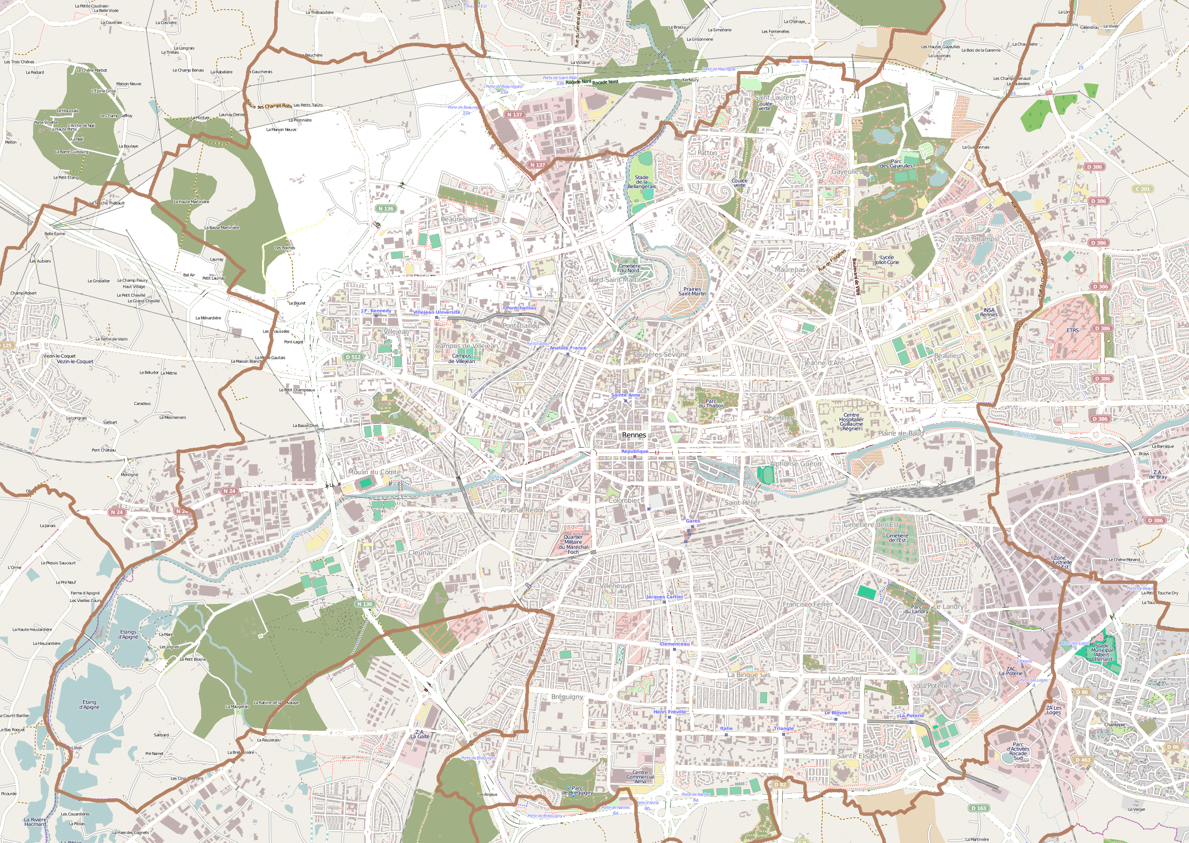 Carte_de_Rennes_OpenStreetMap