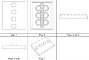 dépôt de dessin ou modèle devant l’EUIPO en 2010 de la brique LEGO