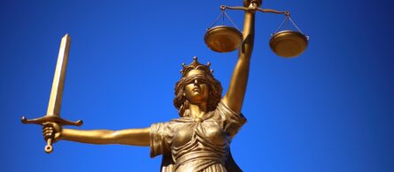 Justice statue